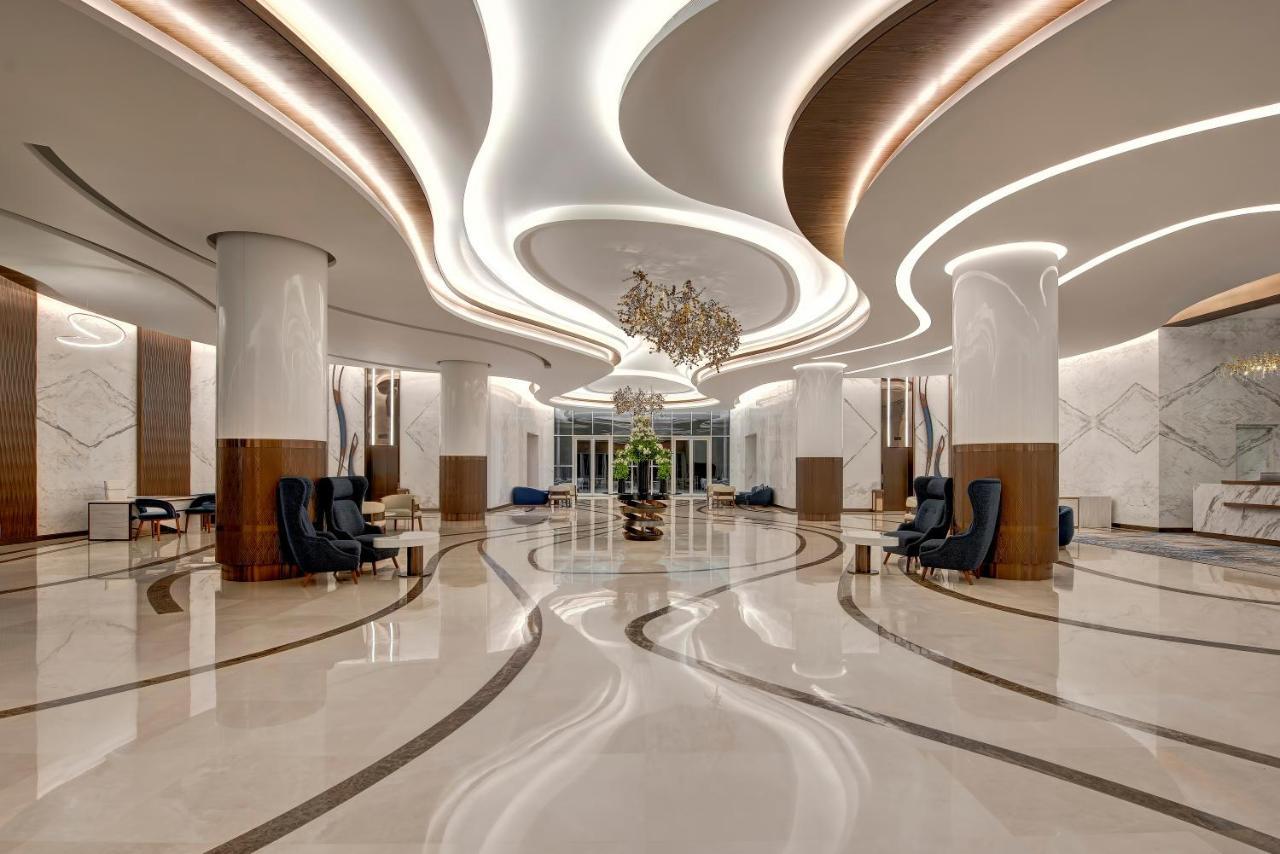 Royal M Al Aqah Beach Resort By Gewan Ngoại thất bức ảnh The lobby of the hotel