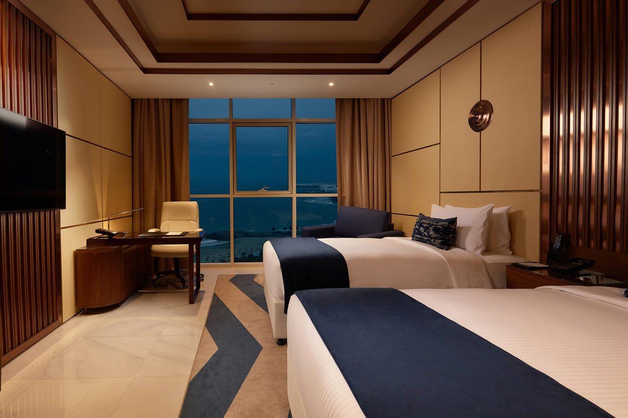 Royal M Al Aqah Beach Resort By Gewan Ngoại thất bức ảnh Deluxe Room